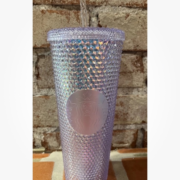 NEW Starbucks Holiday Limited Iridescent Unicorn Jewel Tumbler Venti 24oz Clear - Picture 1 of 13